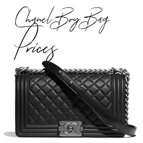 chanel boy comparison|chanel bag price.